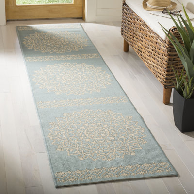 Burnell Performance Oriental Indoor/Outdoor Area Rug