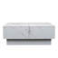 Table basse avec plateau coulissant