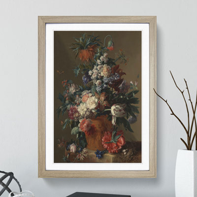 Still Life with Flowers Vol.13 by Jan Van Huysum - Picture Frame Painting