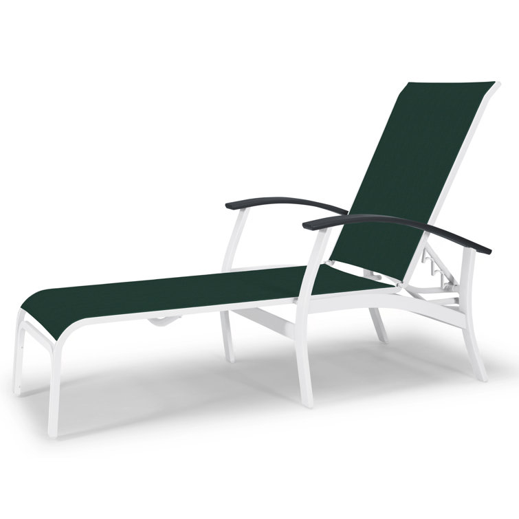 Askar Outdoor Rust-Resistant Metal Chaise Lounge