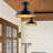 Adesewa Black Semi Flush Mount Ceiling Light-247702440