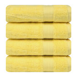 Ensemble de serviettes essuie-mains 100% coton absorbant et à séchage rapide 4 pièces