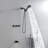 3 Handles Tub Shower Faucet Set With 10 Spray Handheld Shower 4.7 Inch Shower Handheld Shower Tub Kit Wall Mounted Shower System With Tub Spout Shower Fixtures Tub And Shower Trim Kit-113520076