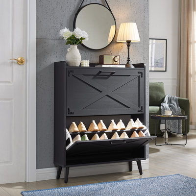Armoire de rangement Darneil Chea Farmhouse