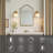 Modern Gold Rechargeable Armed Sconce With Remote & Bulb