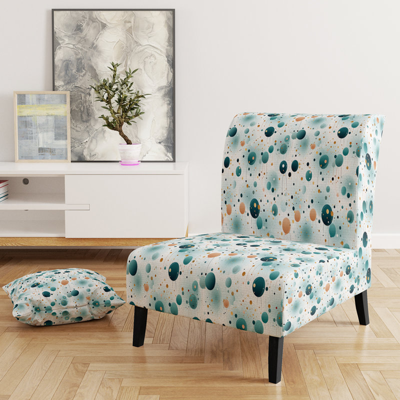 Hulton Velvet Slipper Chair, Teal