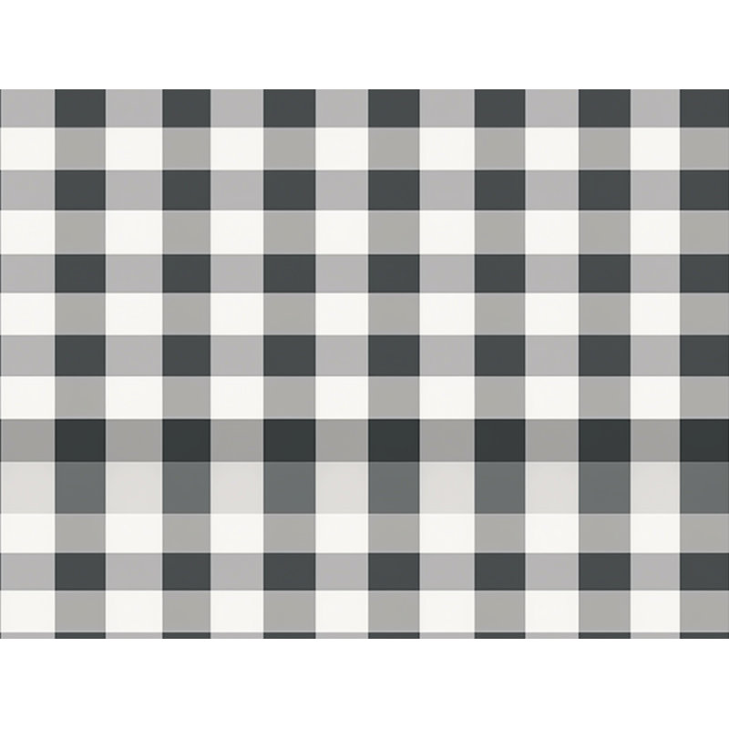 Rideau de douche Malesia Gingham, H 93 po x l 70 po