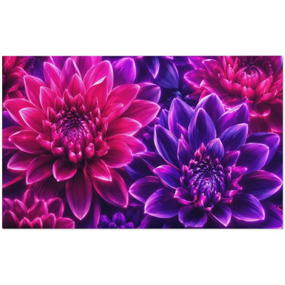 Serviette de plage florale mauve et rose, serviette légère en microfibre à séchage rapide 60 x 80 po pour piscine, plage, douche, source chaude, yoga, voyage