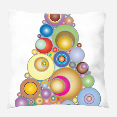 Canvas Outdoor Reversible Throw Pillow