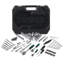 216 pièces d'outils de mécanicien, trousse d'outils professionnels portatifs et clés à douilles, SAE et métrique, boîte à outils de voiture, ensemble de combinaison d'outils pour les ateliers de réparation, bricolage, entretien de la maison