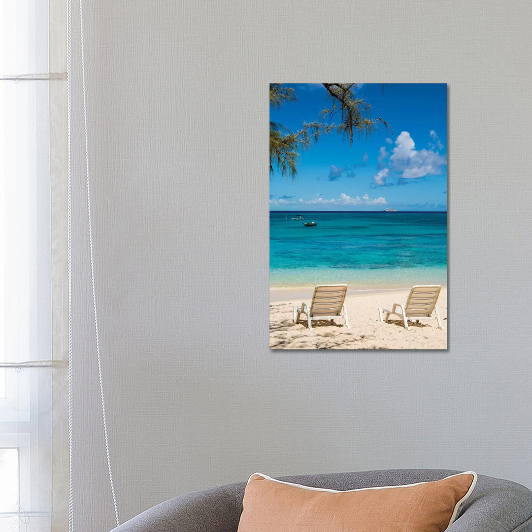 Governor's Beach, Grand Turk Island, Turks And Caicos Islands, Caribbean by Michael DeFreitas - Wrapped Canvas Print