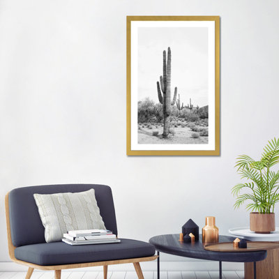 «Desert Cactus Blush» par Sissi et Seb - impression d'art graphique