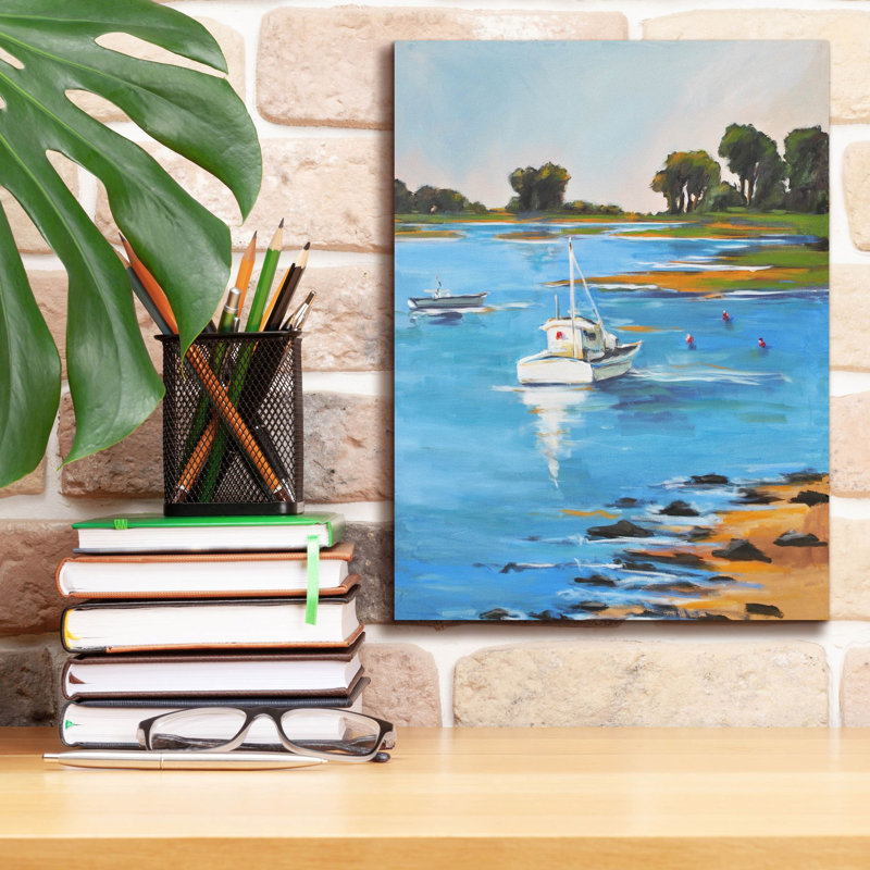 Toile épique Graffiti «Harbor Side 2» par Allayn Stevens, 12 po x 16 po, H 16 po x l 12 po