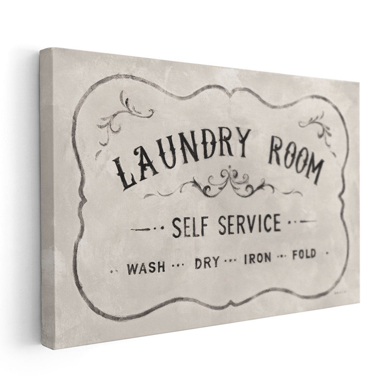 «Laundry Day VII Black and White», reproduction d'art sur toile, H 12 po x l 18 po