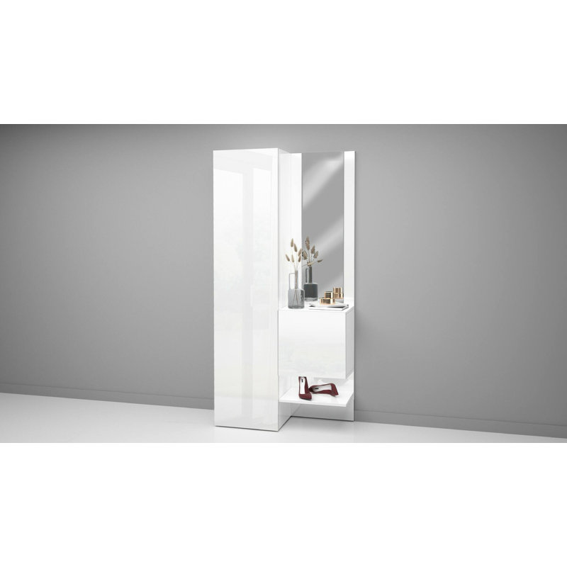 Dcristant 1 Door Manufactured Wood Wardrobe