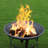 22“ Round Wood Burning Fire Pit For Outdoor Patio