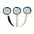 Metal Black Magnifying Glass with Bone Handles