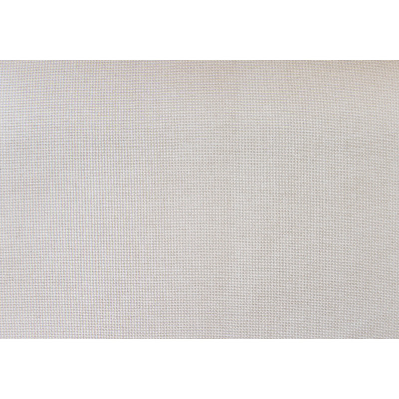 Lit plateforme en tissu d'ameublement, Beige, Lit simple
