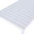 55 Inch White Rectangular Patio Table For Family Dinners And Outdoor Lounging - Lightweight Pp, Metal Legs With Non Slip Pads, Quick Setup Modern Multi Scene Use All Weather , Fade Proof Pp Tabletop,