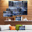 «Winter Lake in Deep Forest», reproduction de photo sur toile tendue-1056350513
