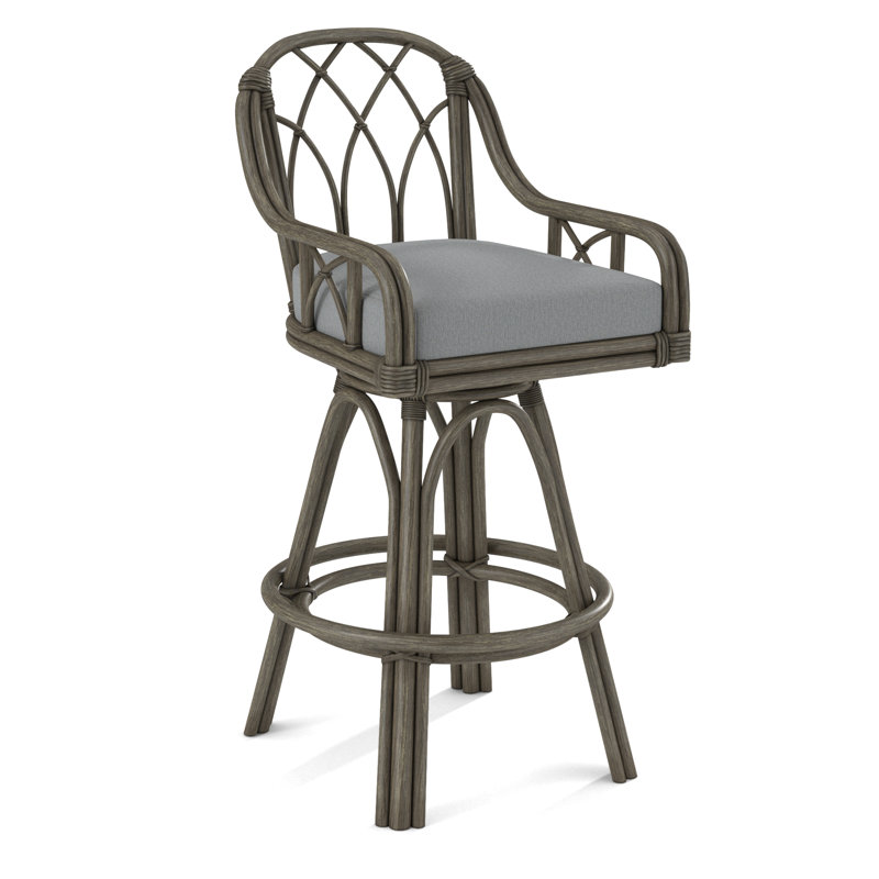 Tabouret de comptoir pivotant 24 po Edgewater, Tabouret de comptoir (siège d'une hauteur de 24 p, Noisette