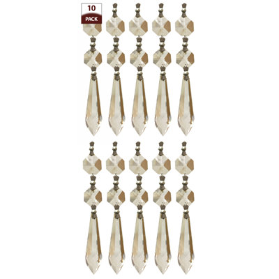 Chandelier Replacement Crystal Prism Icicle U-Drop