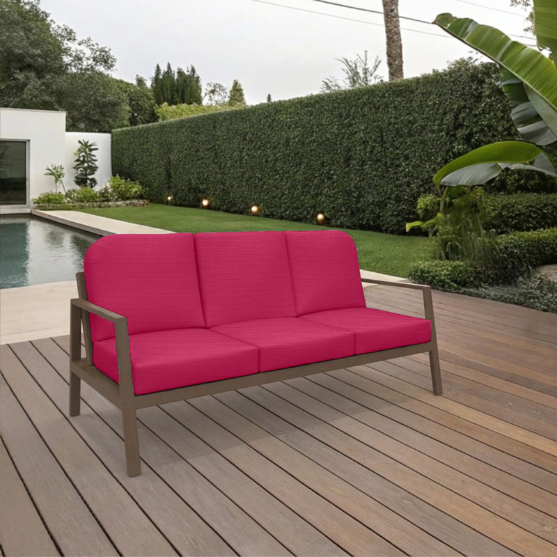 Ensemble de 3 coussins de dossier pour canapé d'extérieur Sunbrella® avec mousse haute densité de 12,7 cm (5 po)