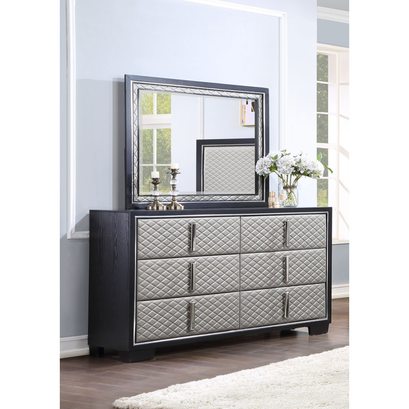 Commode 6 tiroirs Wagaman
