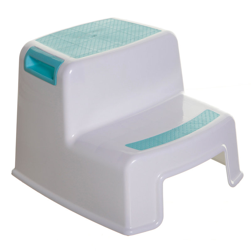 Dreambaby Aqua 2-Step Plastic Stool for Kids and Toddlers