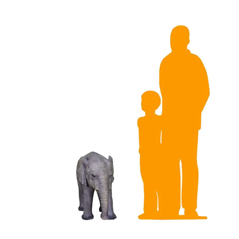 Baby Elephant Table Top Statue