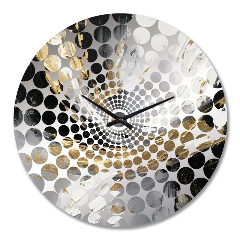 Malieya - Horloge murale abstraite, Grand
