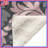 Pink Gray Damask Blankets-130110948