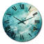 Cleetus - Horloge murale paysage abstrait-507690594
