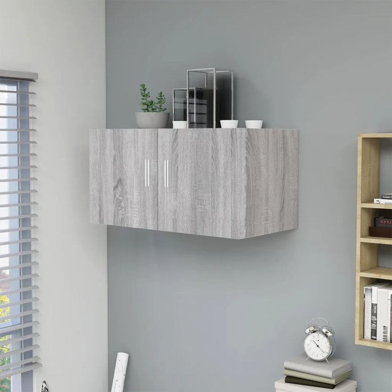 Bisleidy Bathroom Cabinet, Grey Sonoma