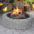 Brenden Round Steel Wood Burning Smokeless Fire Ring-683089183