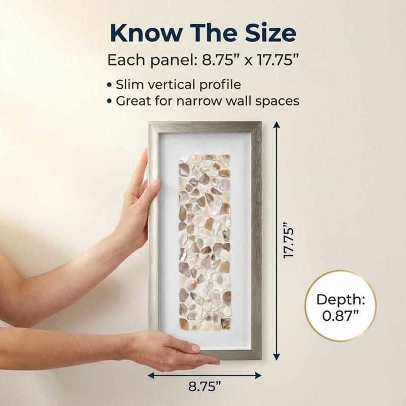 Ensemble d'art mural Corradina Seashell