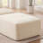 Kapellen 37.4‘’Upholstered Flannel Ottoman Cloud Ottoman For Boneless Couch In A Box, Single Ottoman Modular Part For Sectional Sofa-118032402
