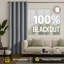 100% Linen Blackout Curtains - Thermal Insulated Eyelet Grommet Room Darkening Luxury Window Panels-1764111440-1764111454