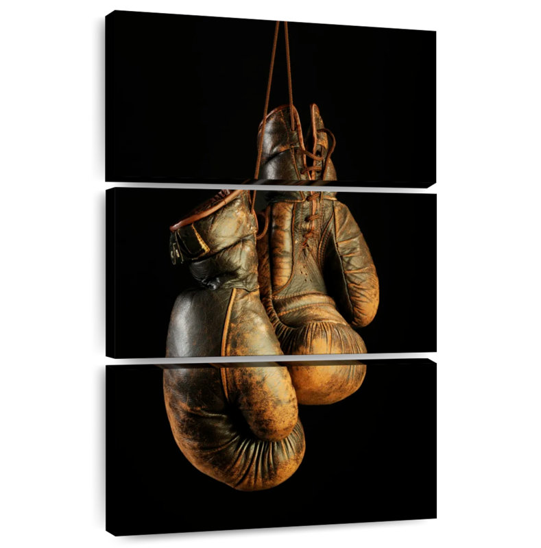 Sireci Beaten Boxing Gloves, 32" H x 20" W
