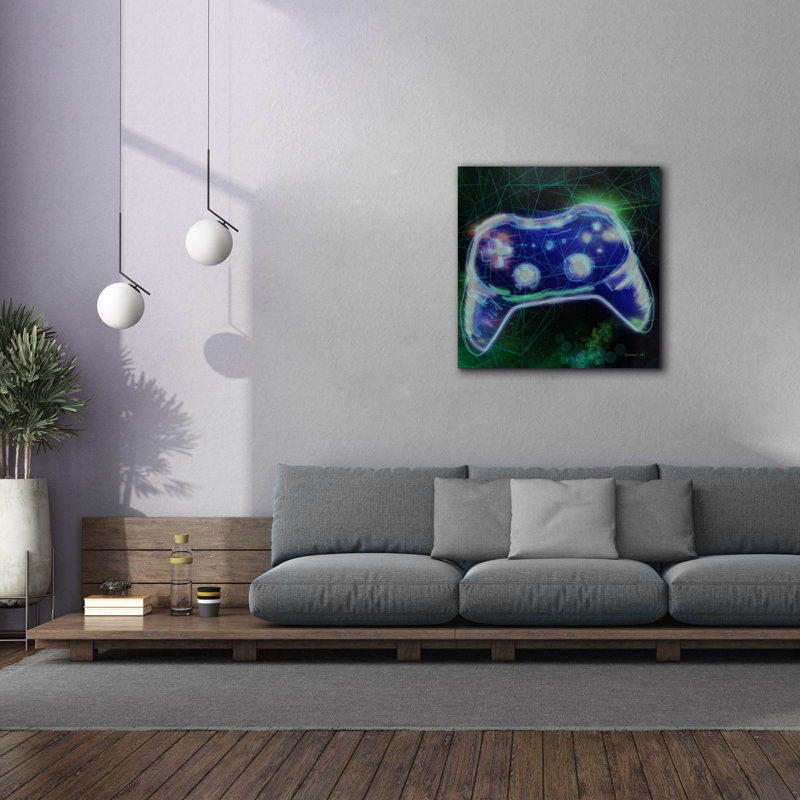 «Game On 3» par Danhui Nai, art mural sur toile, H 37 po x l 37 po