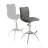 Modern Barstool Texture Leatherette/Chrome Adjustable Height-1266846406