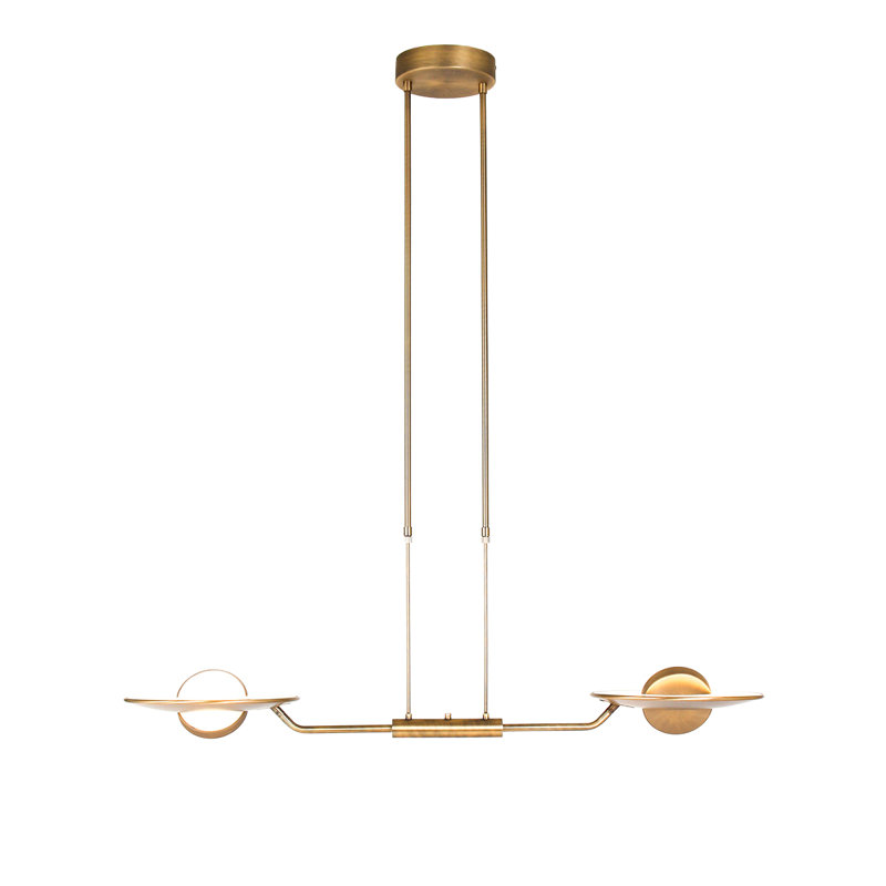Sotelo 4 - Light LED Unique/Statement Pendant, Gold