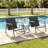 3-Piece  Outdoor Patio Conversation Rocking Set With Table，Seating Group-1398740742