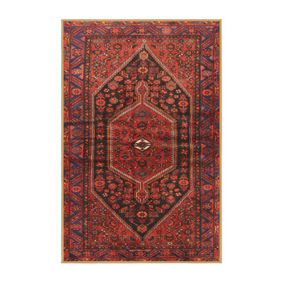 Tapis traditionnel rouge / noir