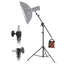366.6cm H x 120cm W Light Stand