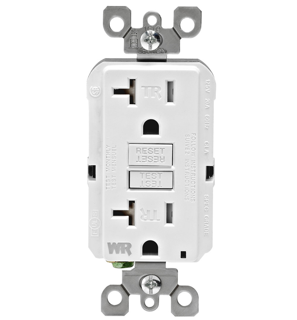 20 Tamper Resistant Outlet Leviton