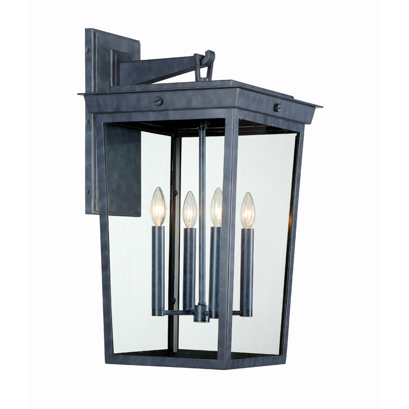 Lanterne murale d'extérieur Dematteo Black Graphite