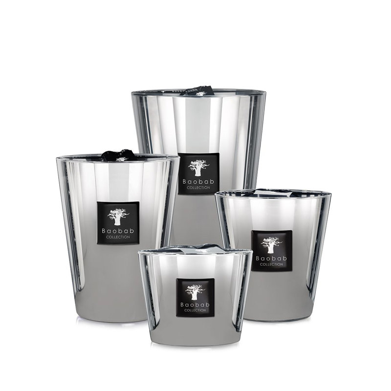 Les Exclusives Platinum, 13.8" H x 9.36" W x 9.36" D