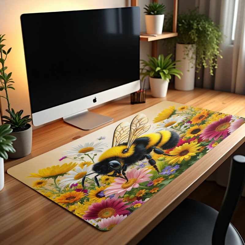 Polyester Desk Pad, 14.4x12.1