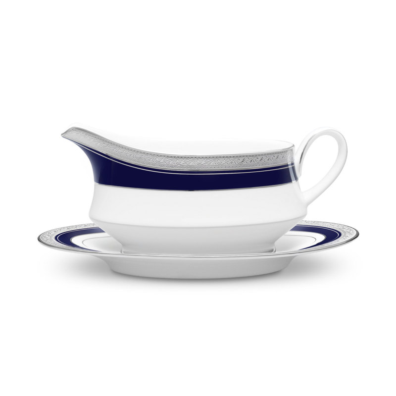 Sauce au platine cobalt Noritake Crestwood (2 pièces), 13 oz.